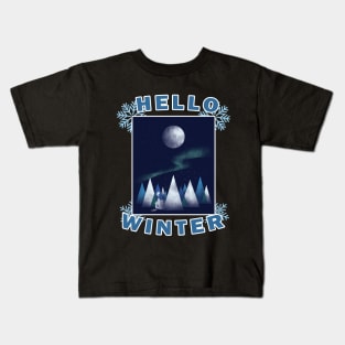 HELLO WINTER Kids T-Shirt